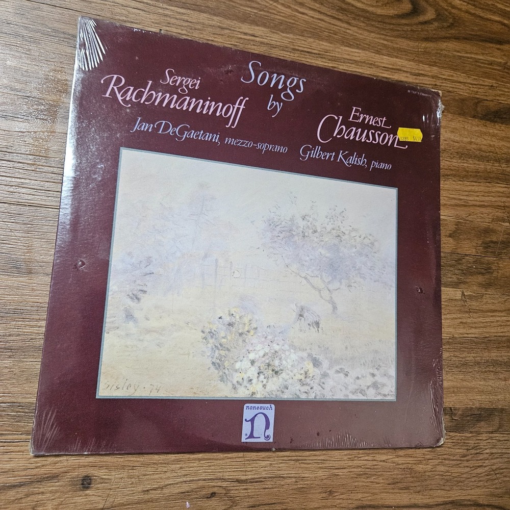 Songs By Sergei Rachmaninoff Chausson DeGaetani Kalish 1980 H-71373 SEALED NOS